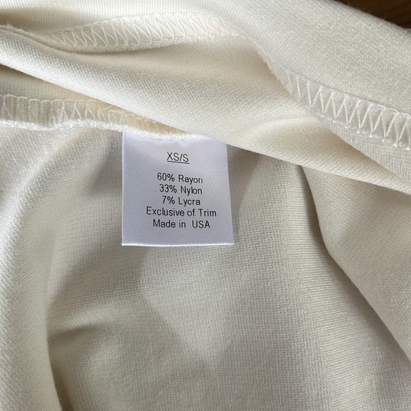 PARIDAEZ Women’s Original IBIS 2 in 1 Top 3/4 Sleeves Cream XS/ S - Picture 16 of 16